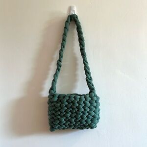 Handmade Chunky Knit Shoulder Bag Unique Hippie Boho Artsy